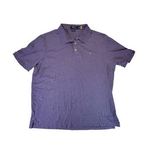 Ralph Lauren Polo Mens Classic Fit Purple Short Sleeve Polo Shirt L